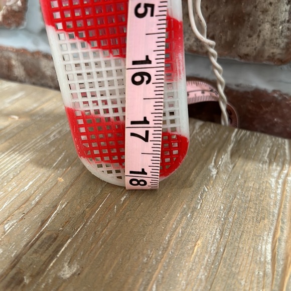 Vintage Candy Cane & Holly Christmas Light Hanging - Picture 9 of 9